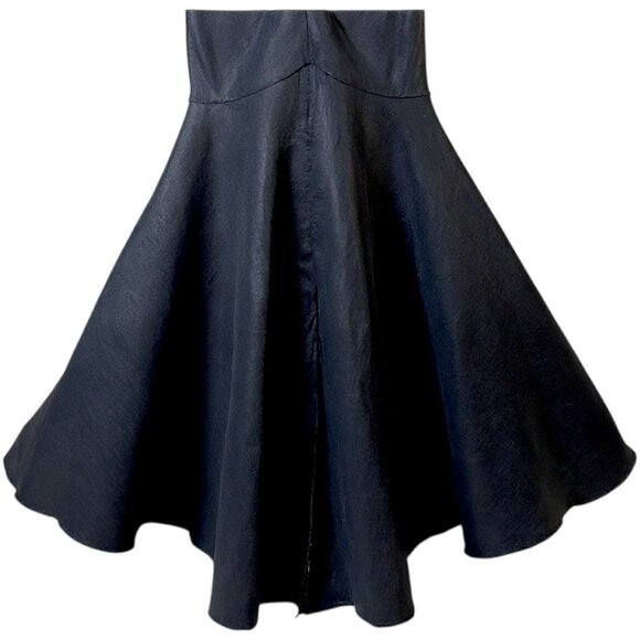 Cache Black Mermaid Gown Lace Back Formal Evening Prom Pageant Dress 0 - Picture 4 of 8